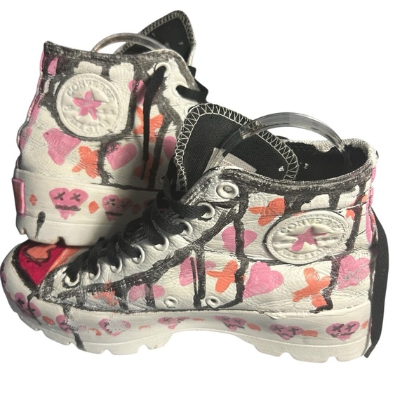 Converse Handpainted Chuck Taylor All Stars Sz 9 - Picture 4 of 10